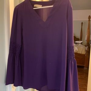 Micheal Kors jewel purple blouse